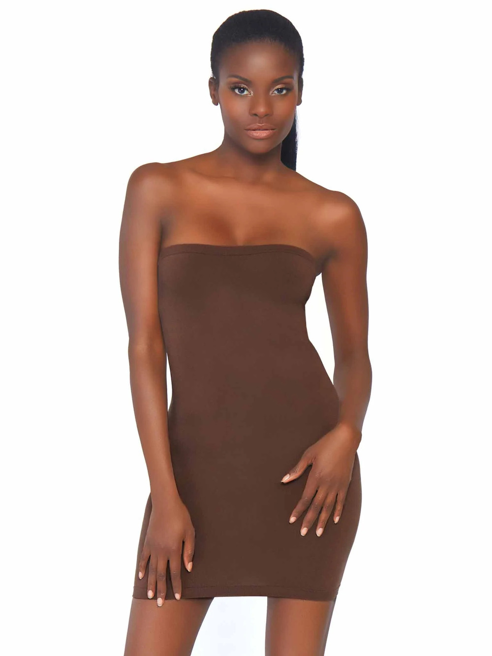 leg Avenue - Naked Base Dress - BROWN